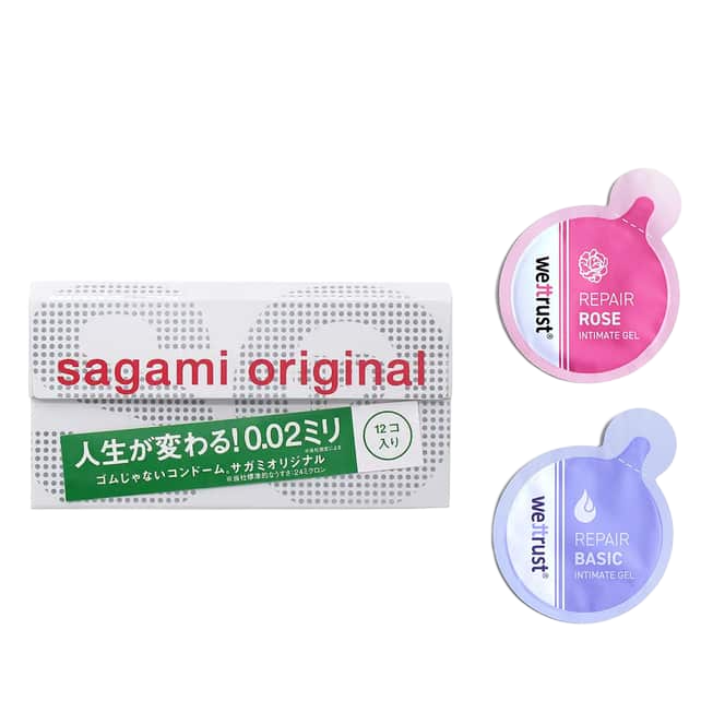  Giá sỉ Sagami 0.02 poly 12s + lube Wettrust siêu mỏng tự nhiên cực thin  hàng xách tay 