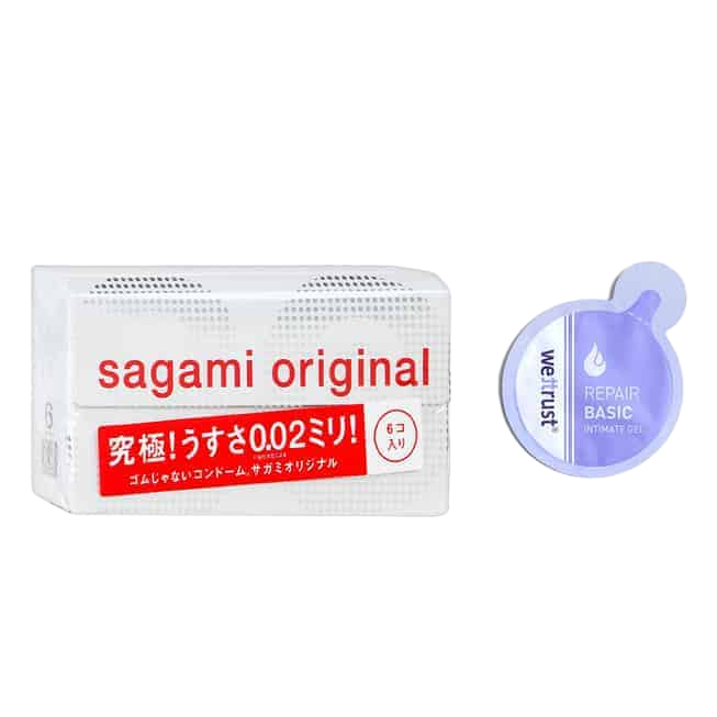  Đại lý Sagami 0.02 Poly 6 Viên + Dầu Siêu Mỏng Nhật Bản  tốt nhất 