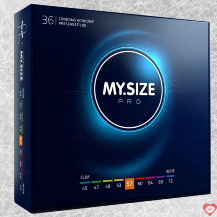 MY.SIZE PRO 57 Siêu Mỏng 36c Latex Vừa Vặn Tột Độ 
