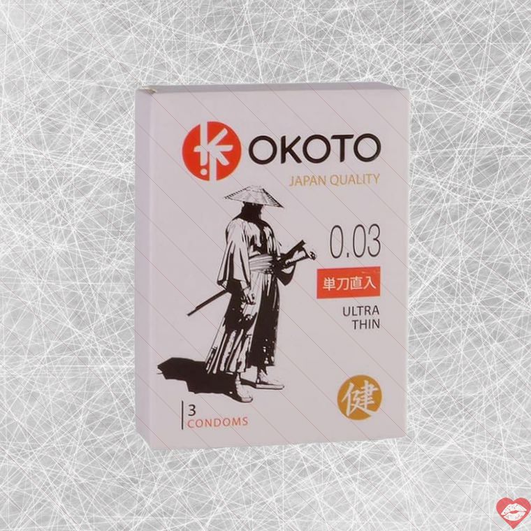 Okoto Ultra Thin Bao 3 Viên Mỏng Mịn Siêu Nhạy[luxurytoy]​ 