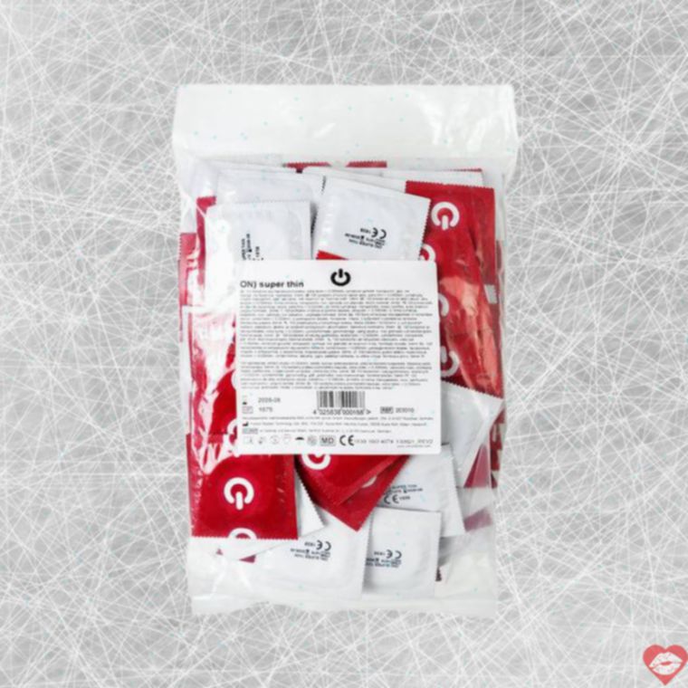 ON Super Thin Bao Cao Su 100 Viên Mỏng An Toàn Tuyệt 