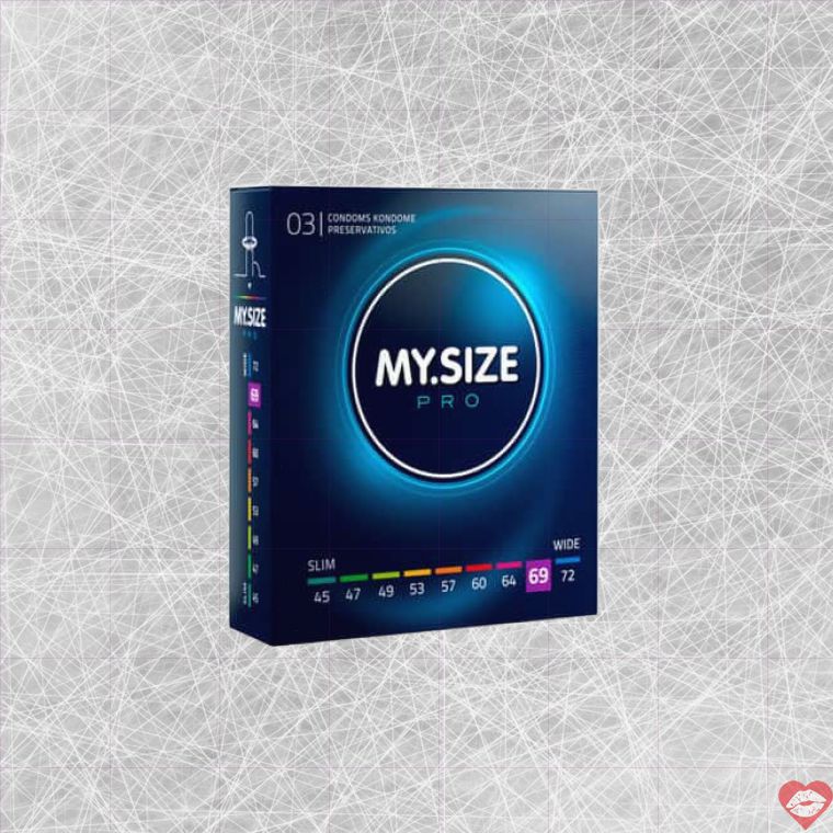 MY.SIZE PRO 69 Set 3 Bao Mỏng Tự Nhiên Vừa Vặn 