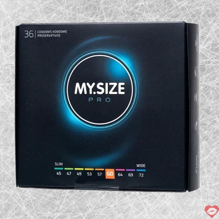 MY.SIZE Pro 60 Bao Cao Su Mỏng Lớn 36 Miếng Hoàn Hảo 