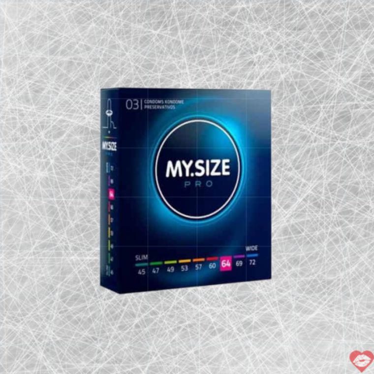 MY.SIZE PRO Condom Mỏng 64 Siêu Vừa Vặn Chuẩn Hoàn Hảo 