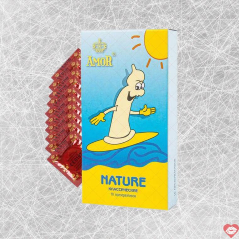 Bộ 10 Bao Amor Nature An Toàn Cực Đỉnh Siêu Mỏng 