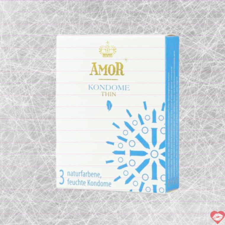Bao Cao Su Amor Thin Siêu Mỏng 3 Miếng Cảm Giác Tự Nhiên 