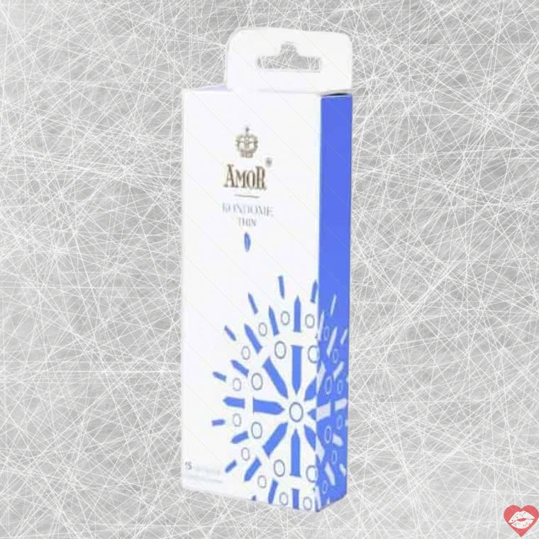 Amor Thin Bao Cao Su Mỏng 15 Viên Cảm Giác Tự Nhiên 