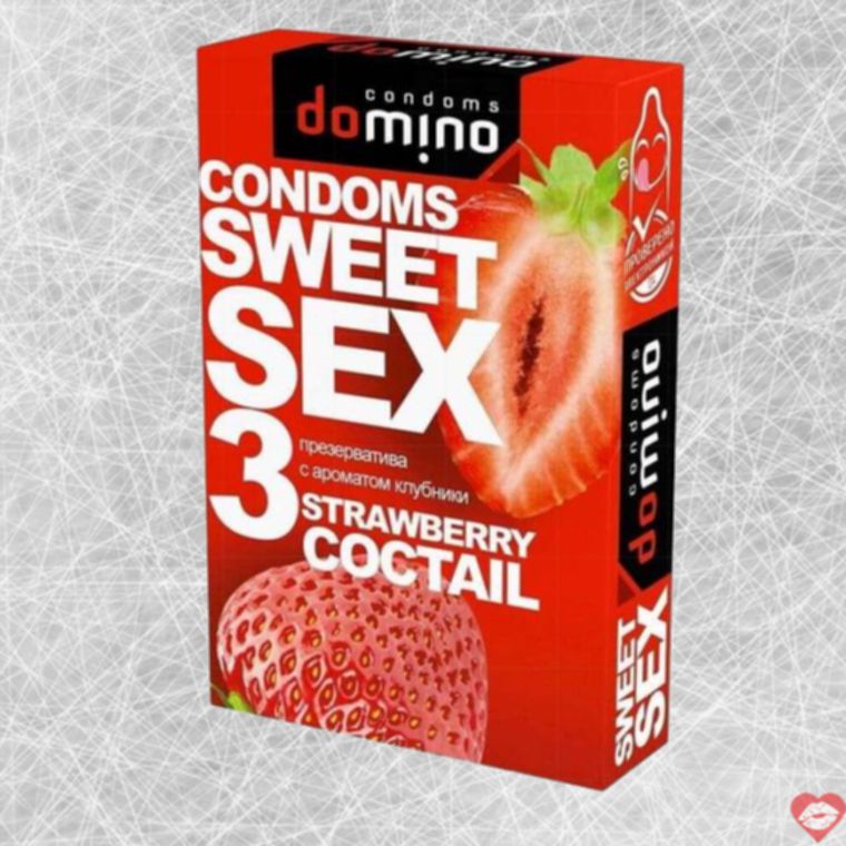 Domino Sweet Sex Bao Cao Su Dâu Oral Fun 3c 