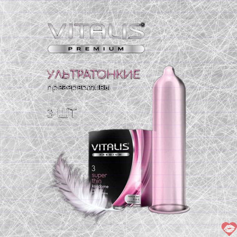 Vitalis Bao Mỏng Premium 3cái Malaysia 