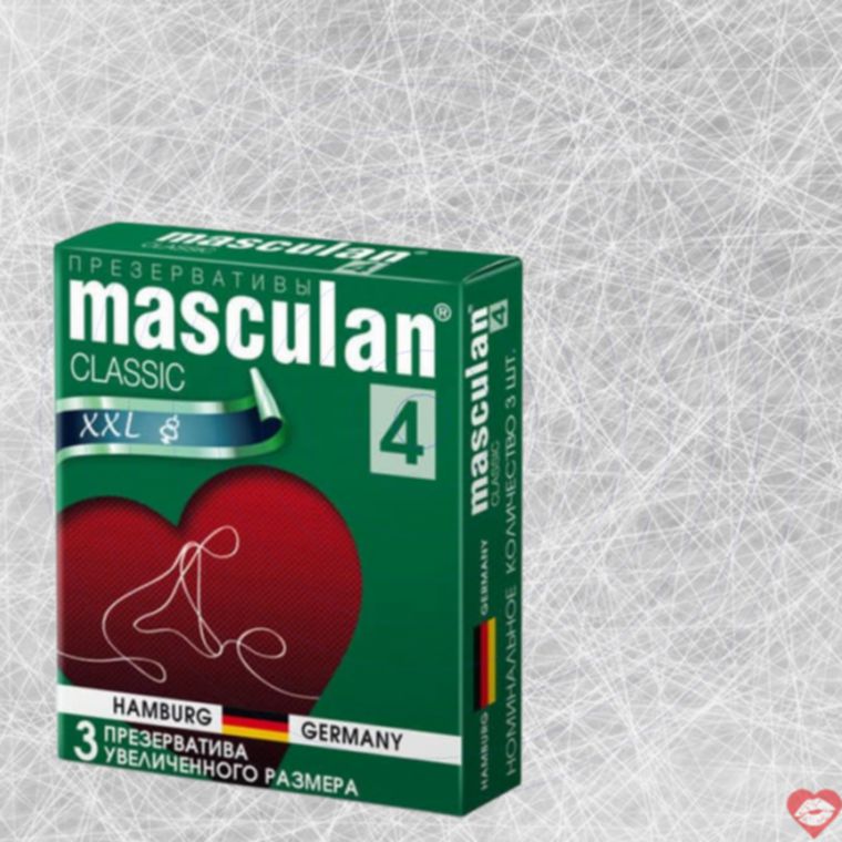 Masculan XXL bao 3pcs hồng tăng size to lớn tự tin cực khoái 
