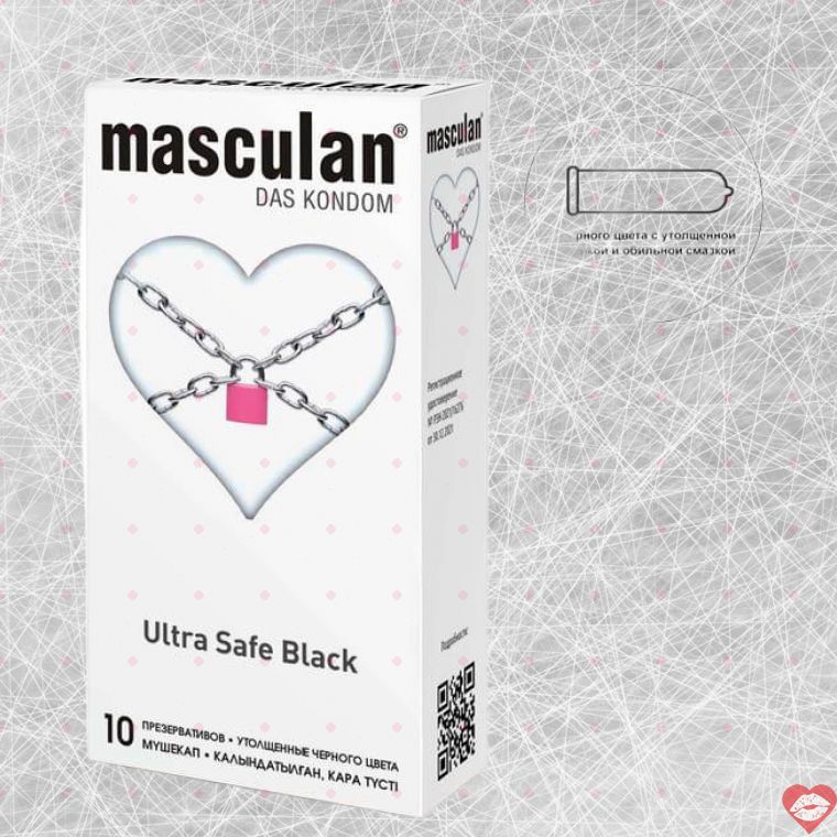 Masculan Black Ultra 10c Ai Cập Siêu Bền Bảo Vệ 