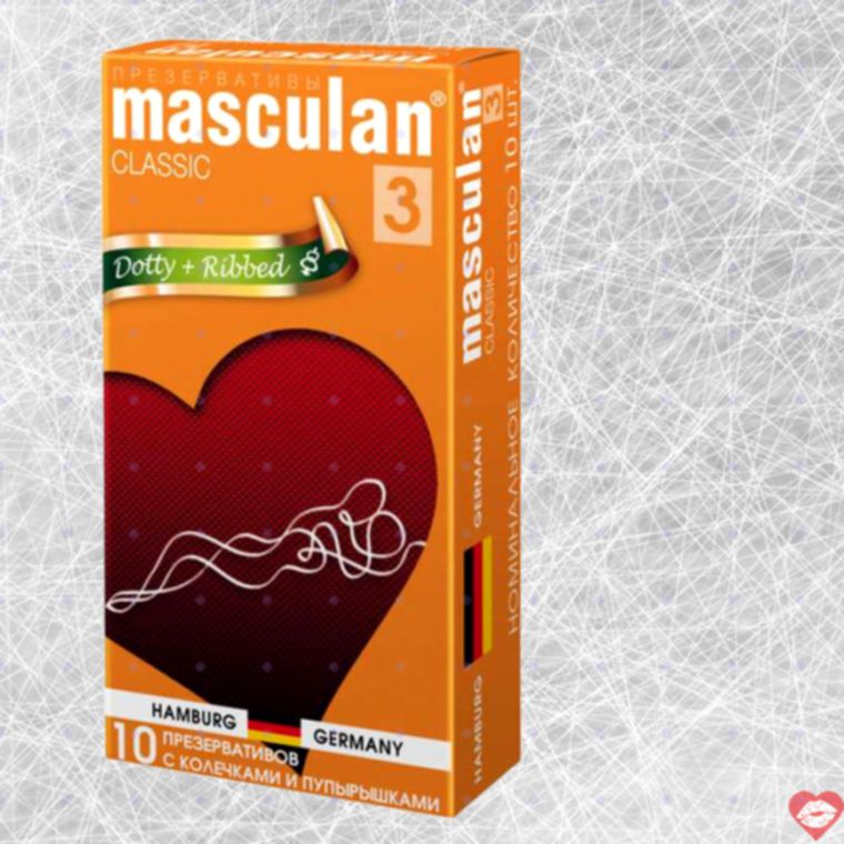 Bao cao su Masculan gân lồi hạt nhô kích thích cực mạnh 