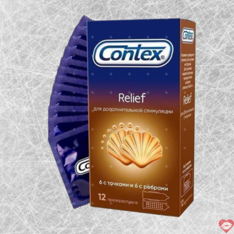 Bao Gân Contex Relief 12cái Nốt Ruột Siết Chặt 