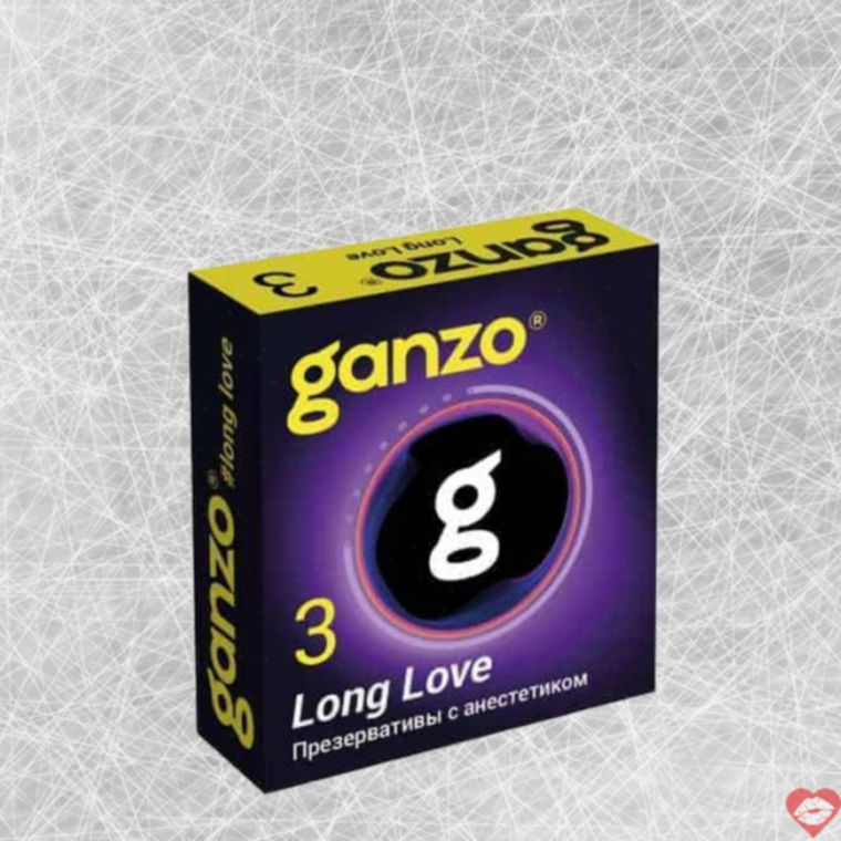 Ganzo Long Love 3c Delay Condom Siêu Lâu Thăng Hoa 