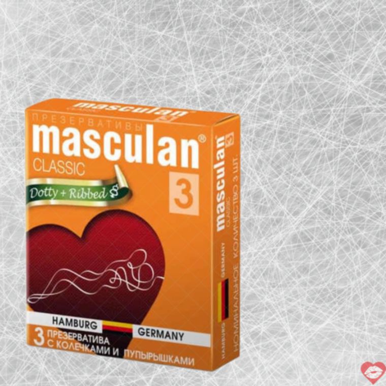 Bao Masculan Dotty Ribbed Gợn Sóng 3c Tăng Cảm 