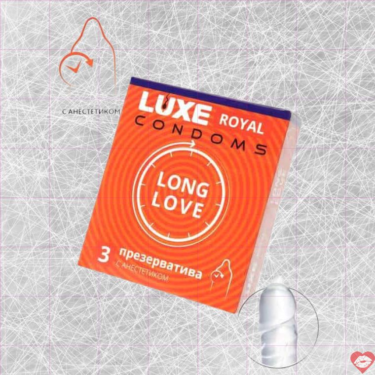 Bao Cao Su Luxe Royal 18cm Long Love Trì Hoãn 