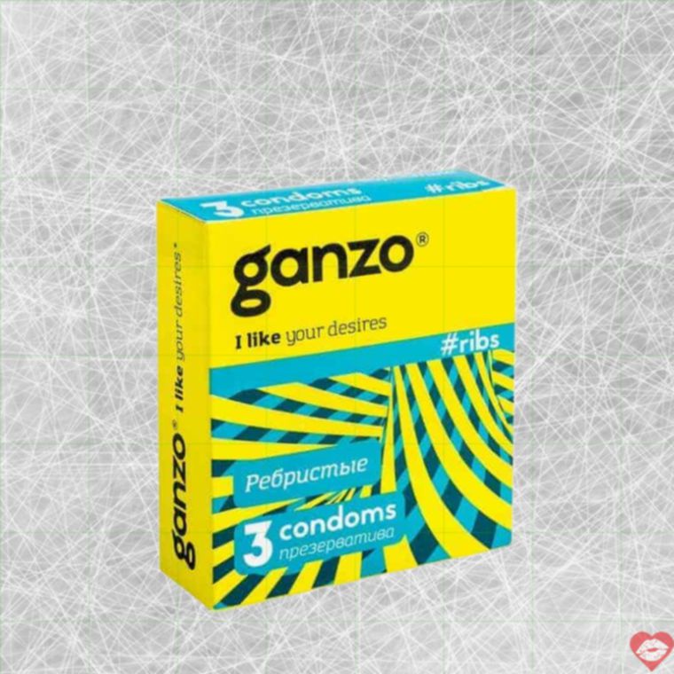 Ganzo Ribs Gân Nổi 3 Cái An Toàn Siêu Kích Thích 