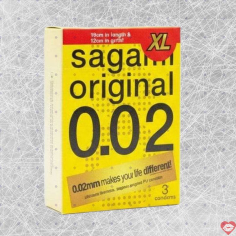 Siêu Mỏng Sagami XL Polyurethane 3 Cái An Toàn Đỉnh Cao 