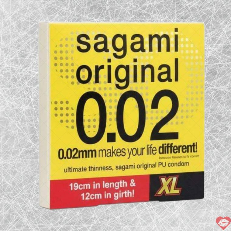 Sagami 0.02 XL Polyurethane Mỏng Tột Độ Chân Thực 