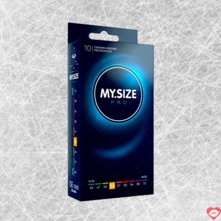 MySize Pro 53 Siêu Mỏng 10 Cái Chuẩn Dáng 