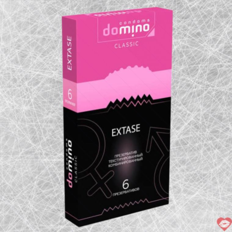 Domino Extase Condom Gân Nốt 6cái Đỉnh Cao Gợi Cảm 