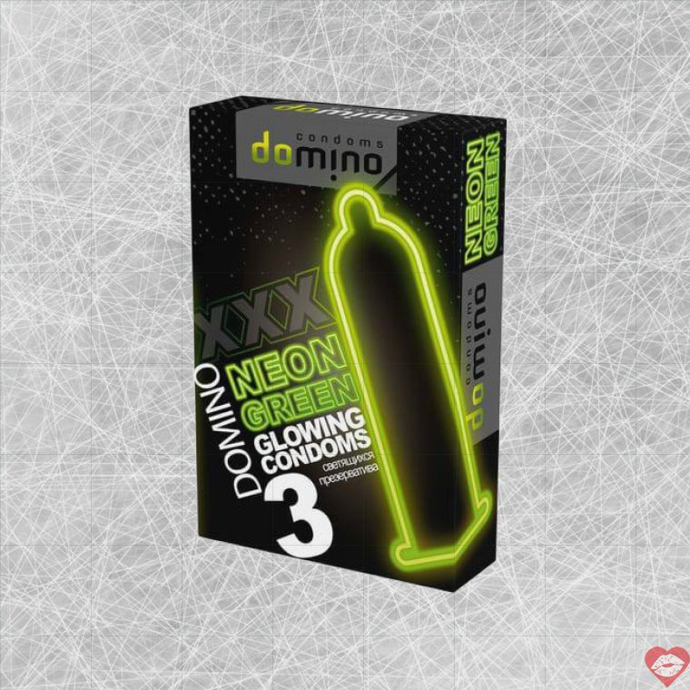 Bao Domino Neon 3 xanh phát sáng 3 cái