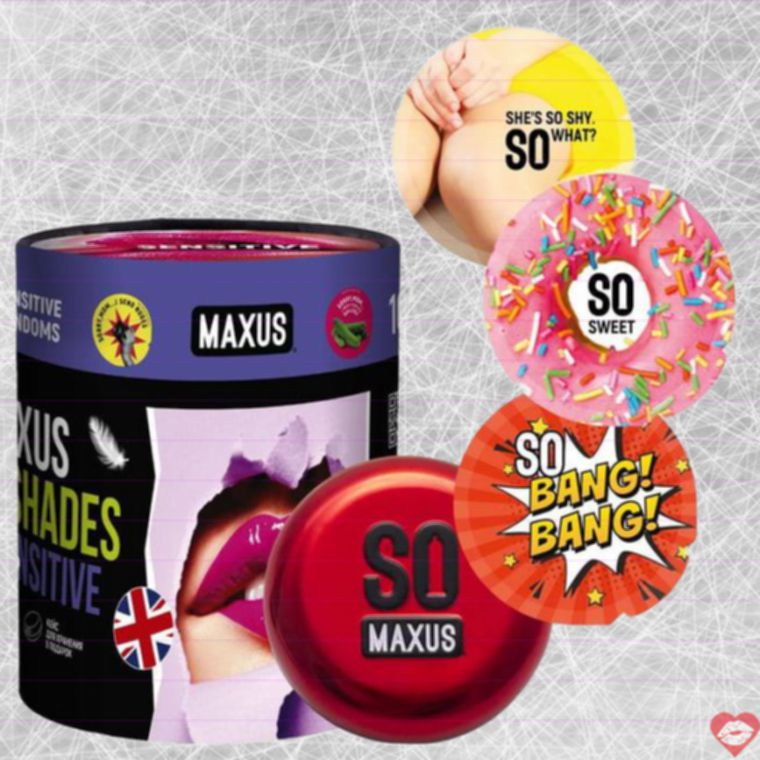 Maxus Sensitive Condoms 100pcs Siêu Mỏng Nhạy