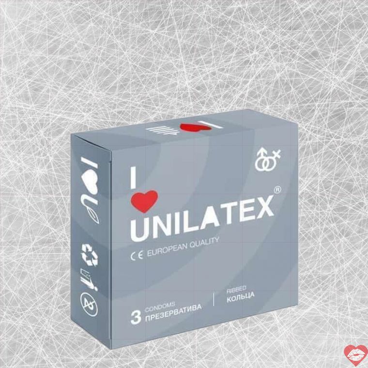 Unilatex Gân Cao Su 3 Cái Siêu Cảm Giác