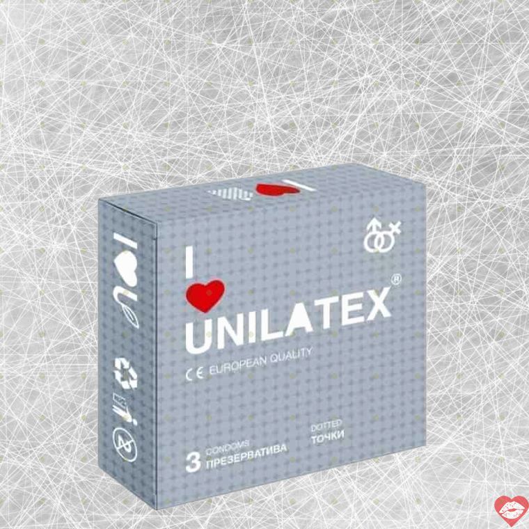 bao Cao Su Unilatex Gợn Điểm 3cái 19cm
