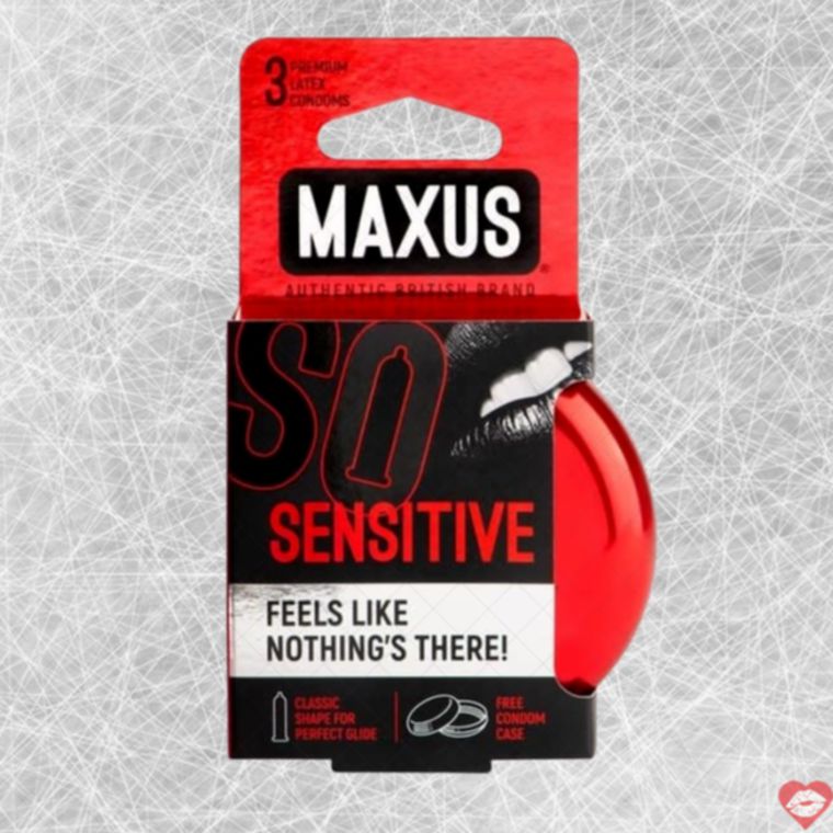 Maxus Sensitive Bao Mỏng Siêu Nhạy 3 Cái