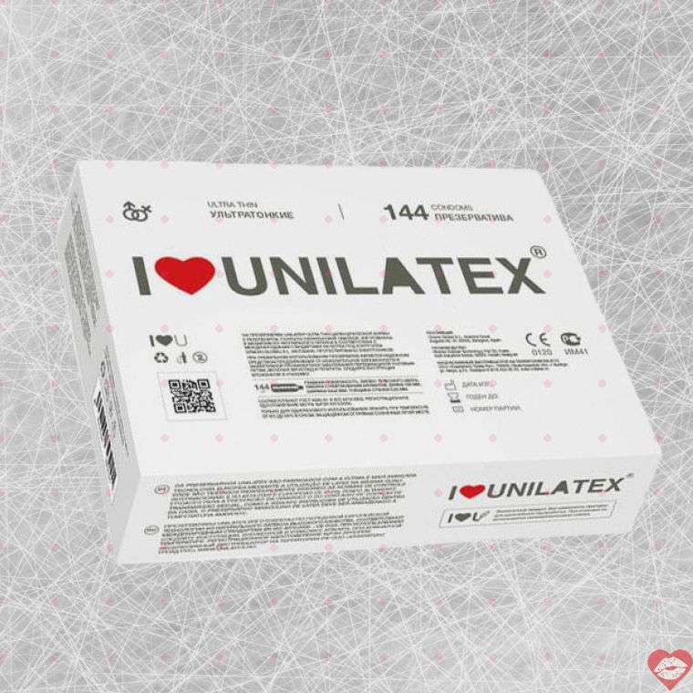 Unilatex Bao Cao Su Mỏng 144 Miếng Malaysia An Toàn 