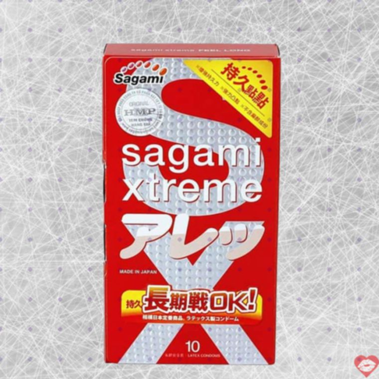 Sagami Xtreme Long Xanh Điểm 10pc Siêu Bền Dài