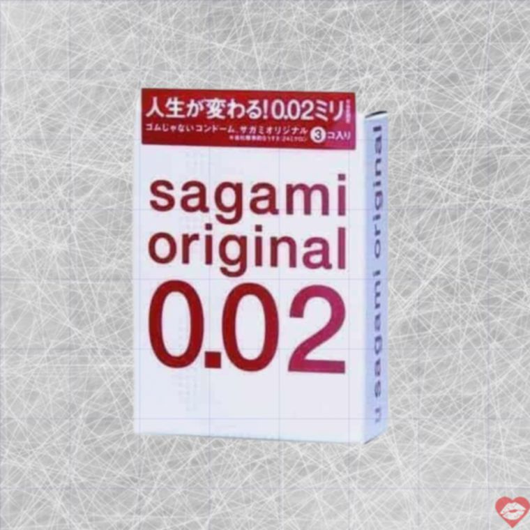 Sagami 0.02 Polyurethane Bao Mỏng Siêu Chắc 3 Cái