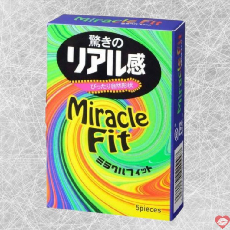 Sagami Miracle Fit Bao Không Túi Hồng 5pcs Mỏng Siêu