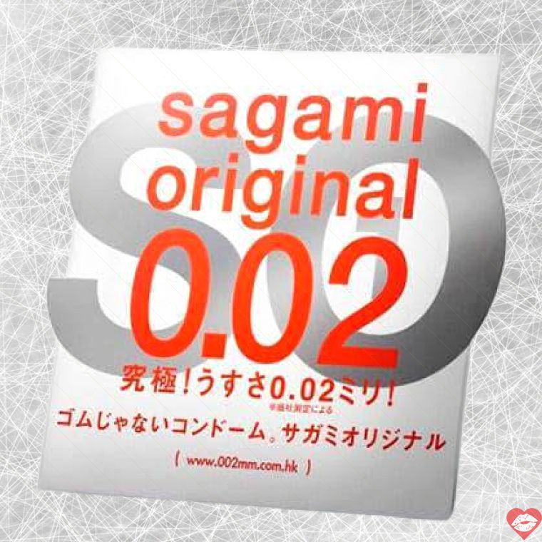 Sagami 0.02 polyurethan siêu mỏng 1 cái bền bỉ an toàn