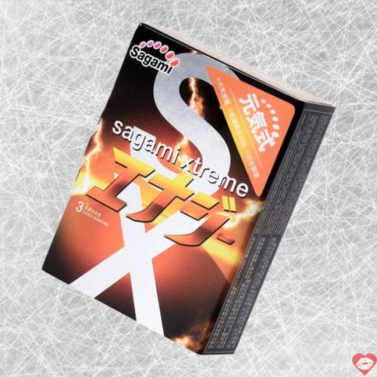 Set Sagami Energy bao cao su 0.04mm siêu mỏng 19cm 