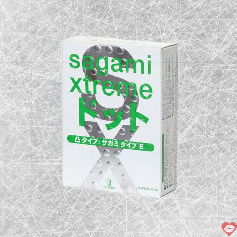 Sagami Xtreme E Điểm Nổi 3 Cái Xanh Siêu Mỏng