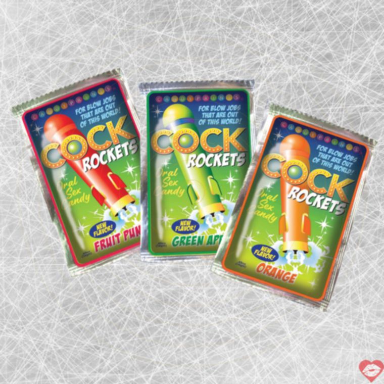 Cock Rockets Kẹo Ngậm Nổ Bong Thêm Vui Thân Mật 