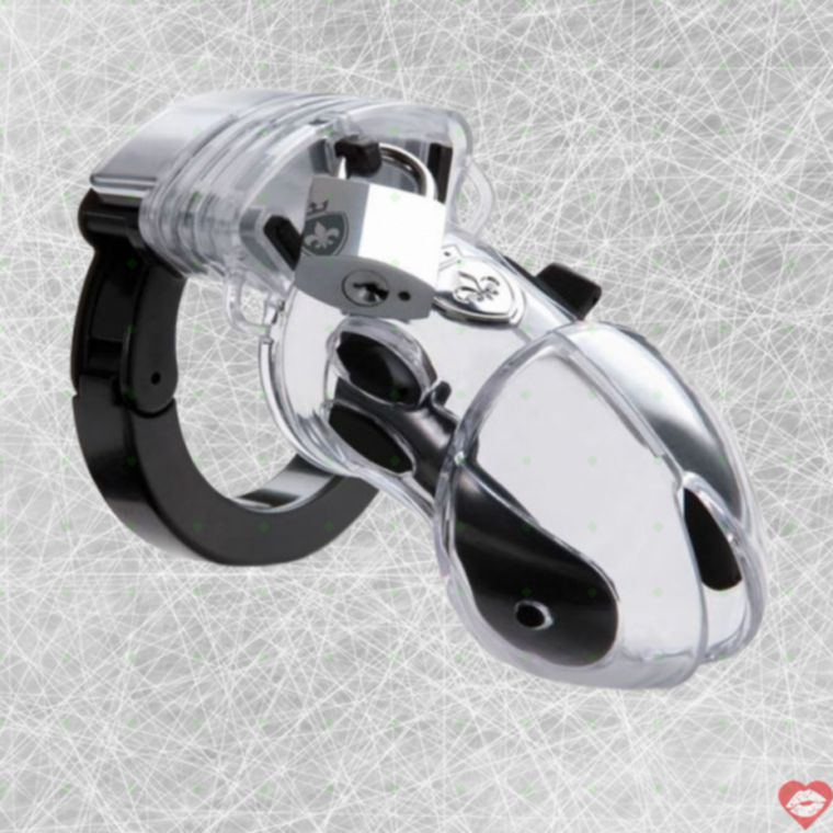 Mystim Pubic Enemy 1 E-Lock Đen Trong Suốt Kích Thích 