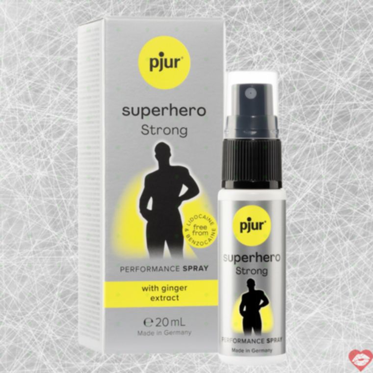 Pjur Superhero Spray 20ml Đức Tăng Thời Gian Bí Quyết 