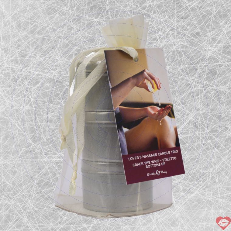 Nến Massage Earthly Body Valentine 3 Hũ Lãng Mạn Nồng Cháy 