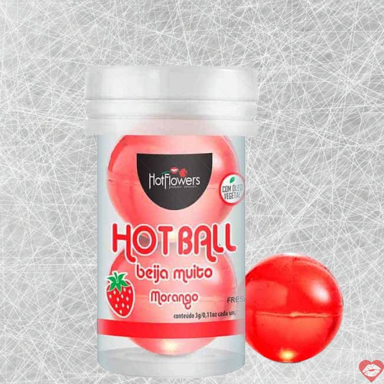 Lube HotFlowers Hot Ball Dâu Tươi Dầu Ngọt Ngào 3g x2