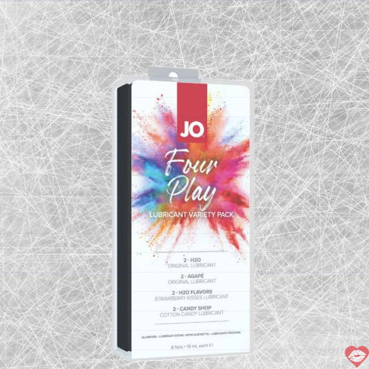 Bộ lube System JO Four Play 8x10ml nước an toàn newbie