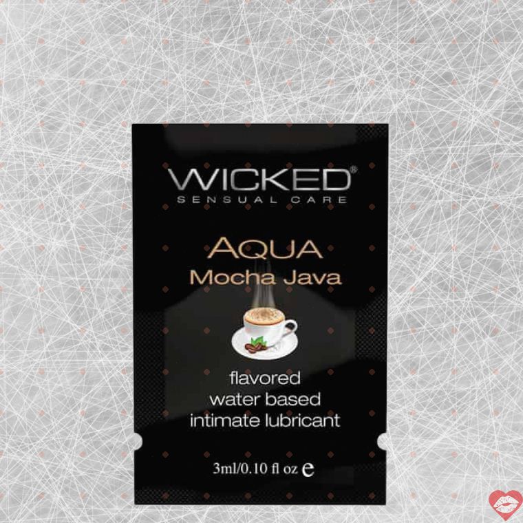 Lube oral Wicked Aqua Mokka Java 3ml vị cà phê gợi tình