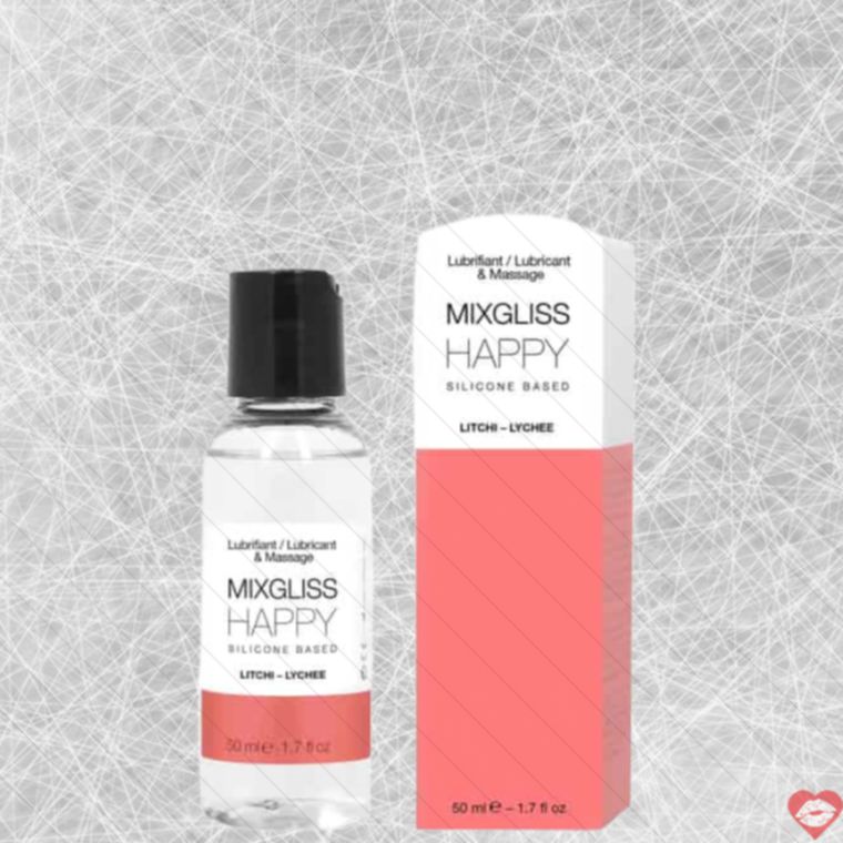 Mixgliss Happy Li Chi Dầu Massage Siêu Trơn 50ml