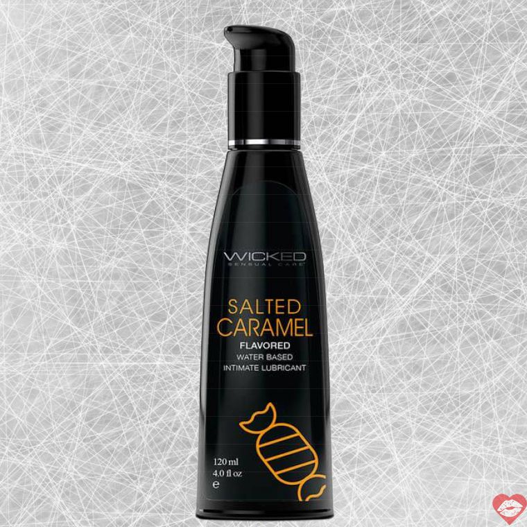Wicked Aqua Lube Karamel Muối Nước Miếng 120ml