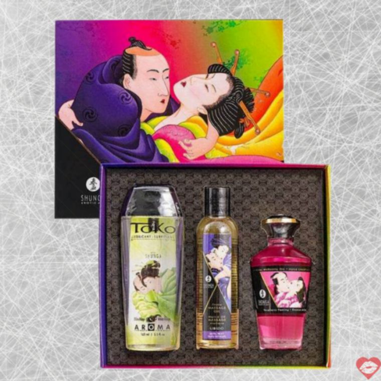 Shunga Fruity Kisses Set 3 Hương Quả Ngọt Ngào