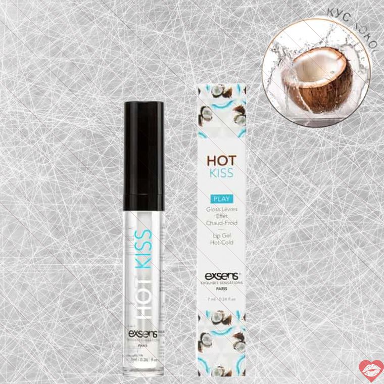 Blem Môi Exsens Hot Kiss Dừa 7ml Nóng Bỏng Hôn Siêu Hot