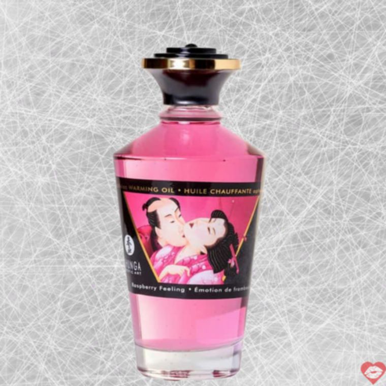 Shunga Aphrodisiac Gel Raspberry Nóng Bỏng 100ml Ăn Được