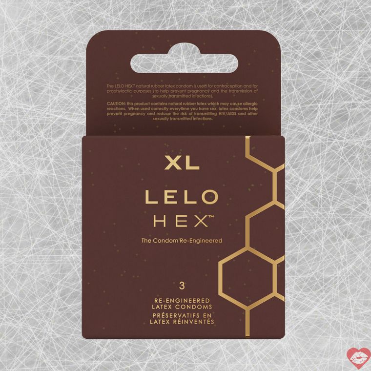 Bao HEX Respect XL lớn chống trượt 3 cái siêu mỏng